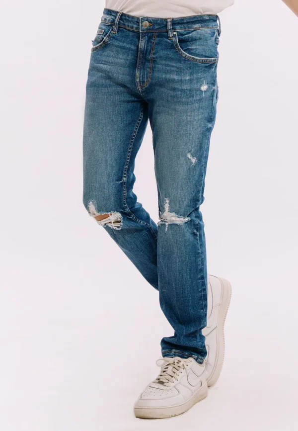 Stylish Skinny Fit Ripped Jeans