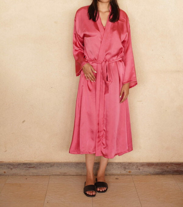 Silk Robe for a Perfect Evening | TFC-RW-001