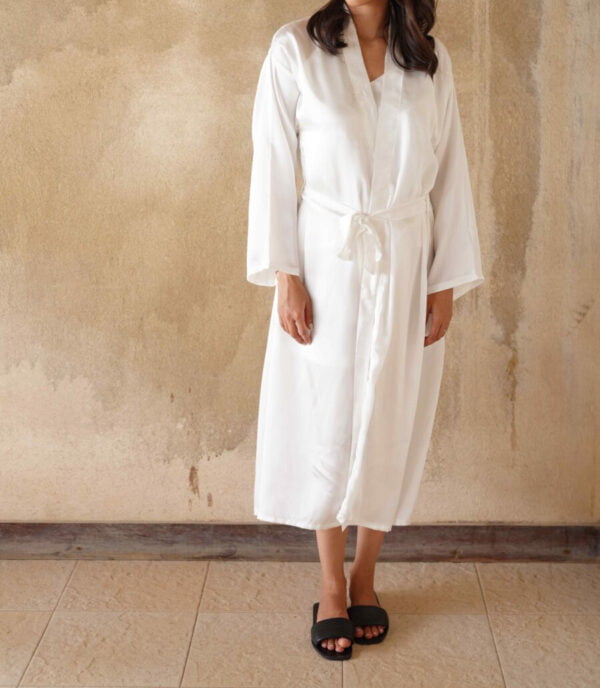 Silk Robe for a Perfect Evening | TFC-RW-001