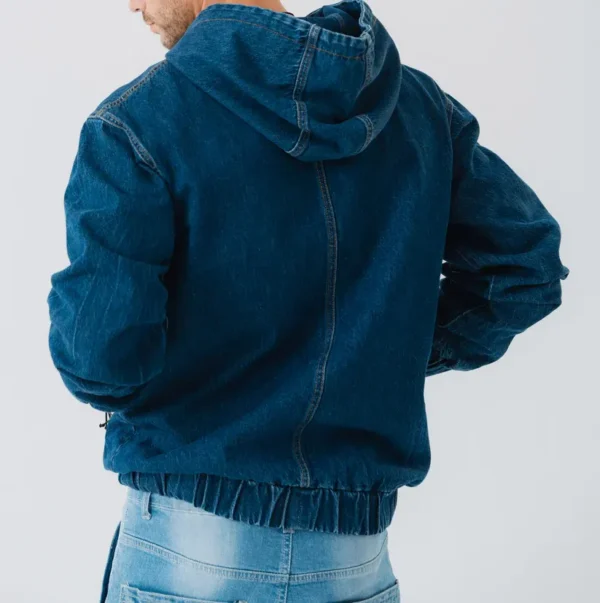 Blue Hooded Jacket for Casual Comfort | TFC-DHJM-004