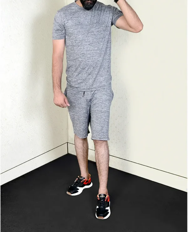 Stylish Tracksuit Shirt & Shorts Set for Active Comfort | TFC-TSM-002