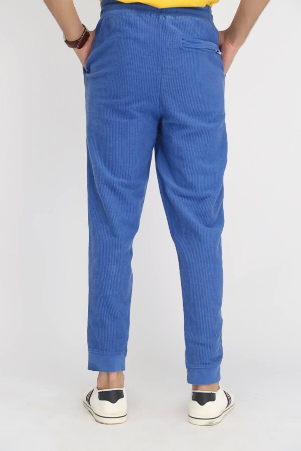 Blue 100% Cotton Knitted Trouser For Men | TFC-TM-003