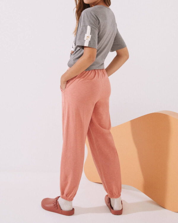 Fun and Feminine Cotton Jogger Pants with Snoopy Design For Women | TFC-TW-005